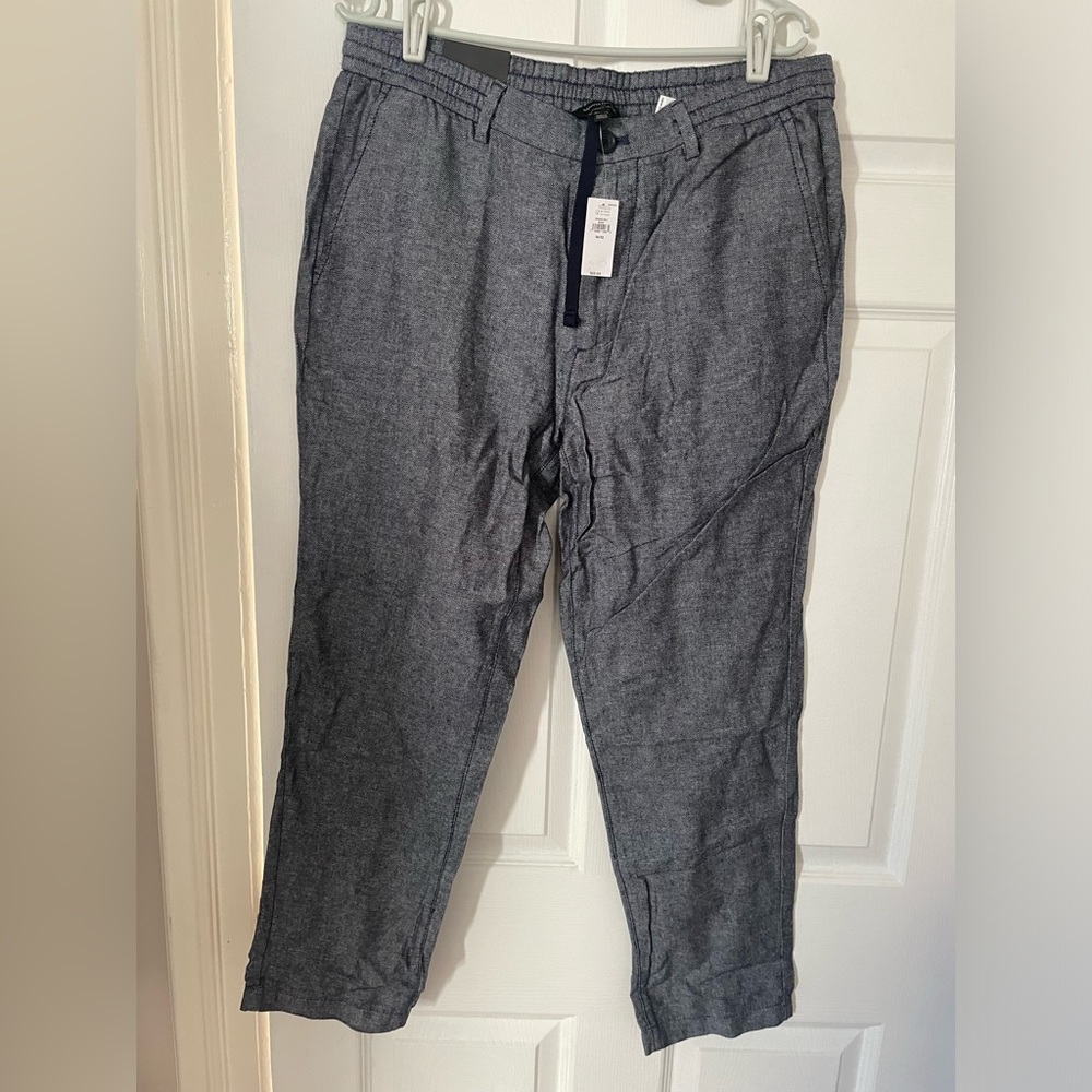 Banana Republic linen blend tapered pants